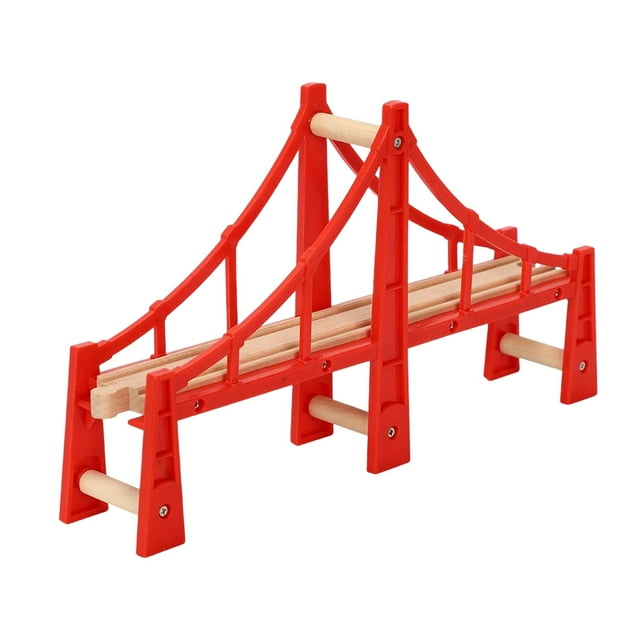 Tachiuwa Ensemble d'Accessoires de Piste de Train Pont Train Ensemble d'Extension Jouet Éducatif pour Fête
