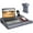 Gray with Mouse Pad, variant on Miroddi Portable Lap Desk, Laptop Table Built in Wrist Pad with Phone Holder for Bed Sofa Home Office School Students