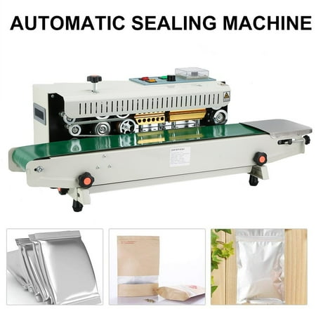 Continuous Sealing Machine FR-900 Automatic Horizontal Continuous Plastic Bag Band Sealing Sealer Machine Stamp
