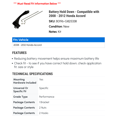 thumbnail image 2 of Battery Hold Down - Compatible with 2008 - 2012 Honda Accord 2009 2010 2011, 2 of 2