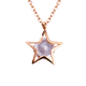 thumbnail image 1 of Collar de Mujer Dije de Estrella LuckyLy, Acero Inoxidable con Zirconia Cúbica, Modelo Cira rosa UNITALLA, 1 of 5