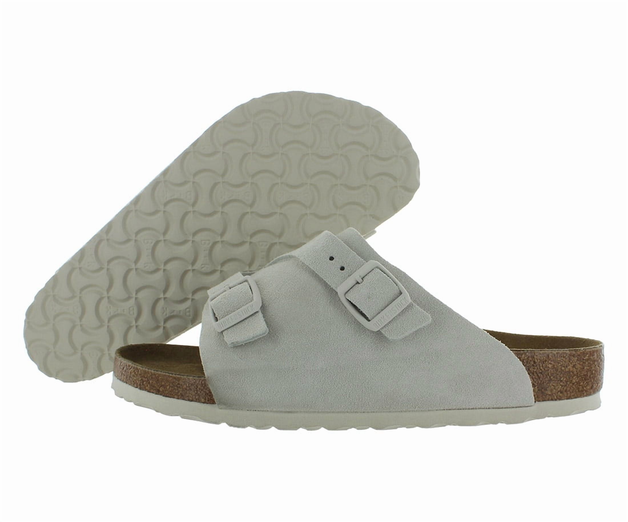 Papillio by Birkenstock Boston Chunky Narrow Suede Clog, 36, Black