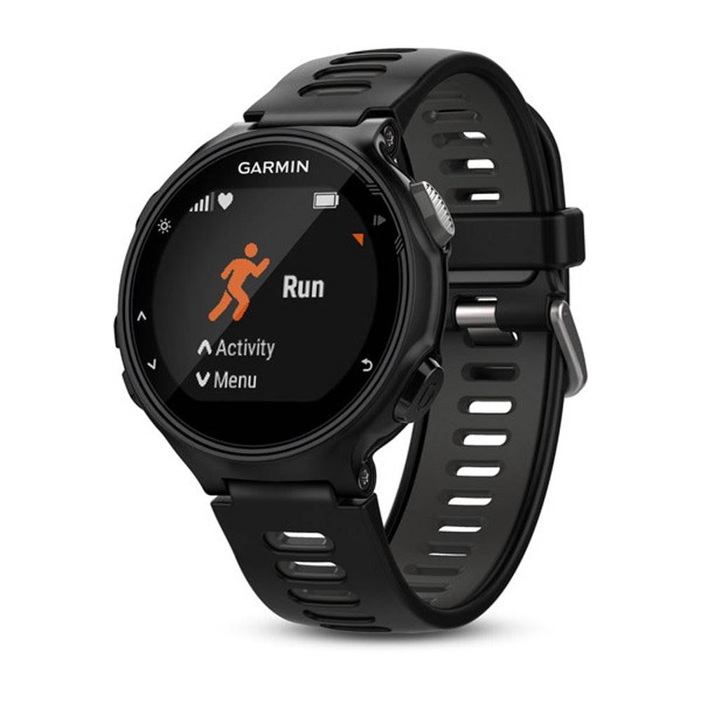 Garmin Forerunner 735XT Touchscreen Sport Band Running GPS Watch Black and Gray Walmart