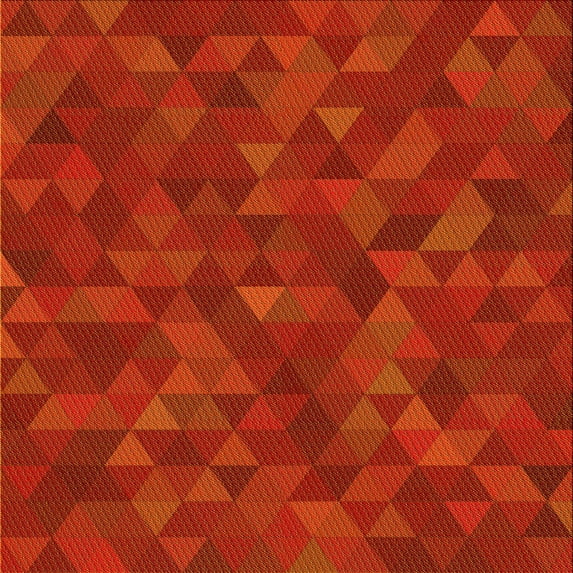Ahgly Company Machine Washable Indoor Square Transitional Scarlet Red Area Rugs, 8' Square