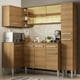 thumbnail image 2 of Cocina Integral Completa Esquinera 261cm Emilly River Madesa 03 - Marrón Madesa GCEM261003, 2 of 2