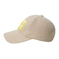 thumbnail image 3 of Baseball Cap Bent Eaves Design 6 Piece Cap Body Breathable Not Hot Plastic Cap Drag For Daily Travel Vacation Lightyellow Checked Hand-Drawn Sketch_2 Beige, 3 of 8