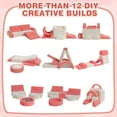 thumbnail image 3 of HSUNNS 11PCS Modular Kids Play Couch for Living Room, Foam Toddler Couches and Sofas for 2-7 Years, Certified by CPC, Kids Sofa Furniture, Gift for Boys and Girls, Pink, 3 of 8