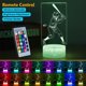 thumbnail image 3 of Luz nocturna 3d de béisbol Cambio de 16 colores con control remoto y táctil Luz nocturna para niños Bateador de béisbol Regalos deportivos Navidad Vacaciones Regalos de cumpleaños Feliz Sencillez, 3 of 5