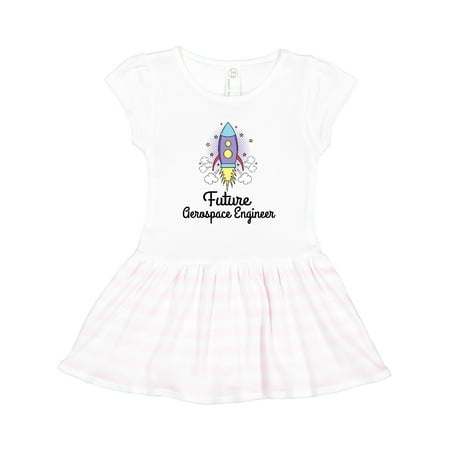 

Inktastic Future Aerospace Engineer Rocket Gift Toddler Girl Dress