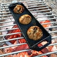 thumbnail image 4 of Portable Outdoor Cast Iron Multi-Function Grill Pan - 40mm Diameter Ball Molds for Japanese Octopus Balls, Egg Tarts, Egg Waffles & Quail Eggs - Compact 7.1x2.2x1.2in Baking Area with 5.9in Handle &, 4 of 6