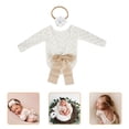 thumbnail image 4 of 1 juego de accesorios de fotografía para recién nacidos, disfraz de niña, mameluco para niña, diadema, 4 of 6