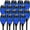 Blue, variant on Solar Lights Outdoor, Upgraded  Purple Solar Torch Lights Outdoor Flickering Flame for Garden Decor, Waterproof Outdoor Lights Solar Powered, Tiki Torches for Outside Yard Pathway Decor