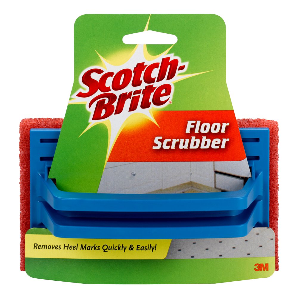 ScotchBrite MultiPurpose Handheld Floor Scrubber, 1 Scrubber