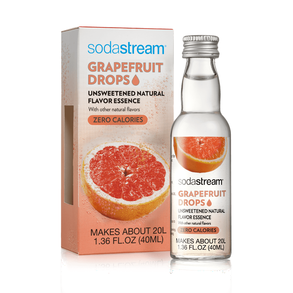 SodaStream 1.36 Fl. Oz. Grapefruit Drops Unsweetened Natural Flavor