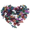 thumbnail image 1 of 200Pcs Colorful Wooden Letters Wooden Alphabet Decors Decorative Wooden Letters Ornaments, 1 of 8
