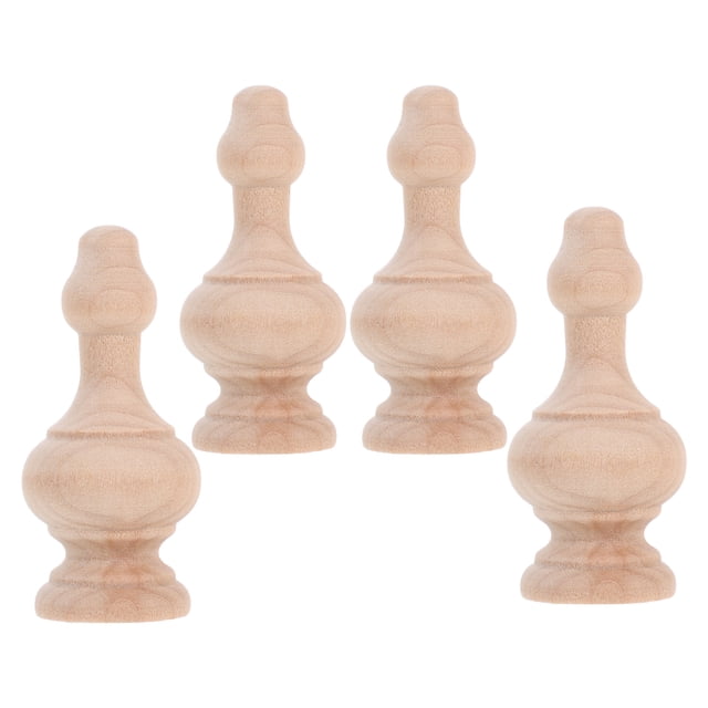 Shisuyan 4pcs Solid Wood Small Arch Bridge Decorative Baluster For Home Furnishing Decorations Entry Table Decor Coffee Table Decoration