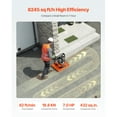 thumbnail image 3 of KFFKFF Plate Compactor, 7.0 HP Gas Engine, 4451.22 lbf Vibration Compaction Force, 432 sq. in Plate, 5400 RPM Power Tamper, Ground Compactor Rammer, 3 of 9