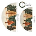 thumbnail image 5 of Yayeee Christmas Tree Skirt 47 inches for Xmas Tree Holiday Party Decoration, Brown Christmas Trees, 5 of 6