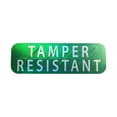 thumbnail image 2 of Green Tamper Resistant Labels | 0.5"x 1.5" Inch Rectangle | 500 Pack, 2 of 4