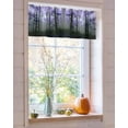 thumbnail image 4 of Valances for Windows Thanksgiving Fall Rod Pocket Cafe Window Treatments Valance Curtains for Kitchen Bathroom Laundry Basement Windows 54"x18", 4 of 6