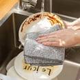 thumbnail image 6 of Vxdvou Microfiber Dishcloth, Absorbent Kitchen Cleaning Cloth for Efficient Dishwashing, Durable Scouring Pad for Surfaces, Countertops & Household Cleaning Needs, 6 of 7