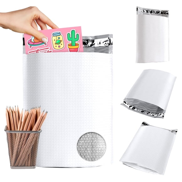 Sobres acolchonados con burbujas ABC PACK & SUPPLY 27x40x10 cm Paquete de 5