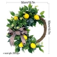 thumbnail image 5 of CreativeArrowy Fake Fruit Wreath Artificial Flower Dried Flowers 1PC For Home Wall Door Decoration 50cm Faux Yellow Lemon Blueberry, 5 of 11