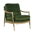 thumbnail image 5 of Langford Accent Armchair in Moss Green Walnut, 5 of 9