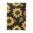 thumbnail image 6 of Yayeee Tablecloths for Rectangular Tables 60 x 120 inch Party Table Cover, Black Sunflower Pattern, 6 of 6