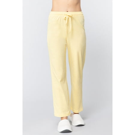 

Solid Cotton Pajama Pants L