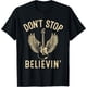 thumbnail image 1 of Dont Stop Believing Cool Bands - Camiseta clásica de rock de los años 80 y 90, 1 of 2