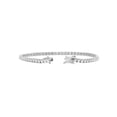 thumbnail image 4 of Rachel Koen Prong Set Diamond Tennis Bracelet 14K White Gold 3.12Cttw 7 Inches, 4 of 6