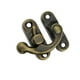 thumbnail image 1 of Kenally Candado antiguo Cerradura de gancho de hierro Cerradura de seguridad Oculto Capturas Decoración Joyero Muebles Accesorios de hardware Herramientas y ferretería Gancho derecho de bronce, 1 of 6