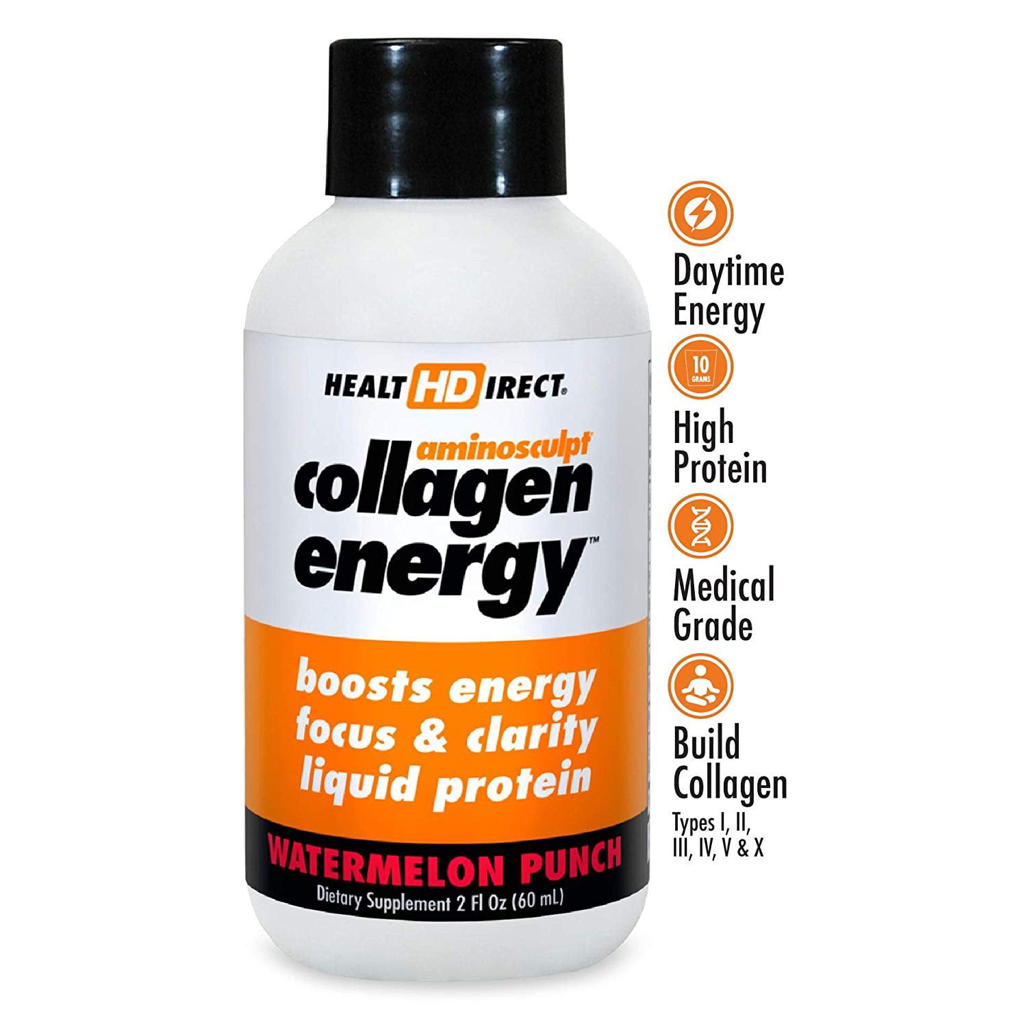 HighEnergy Liquid Collagen AminoSculpt Collagen Energy 122 fl oz