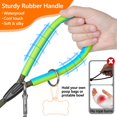 thumbnail image 2 of XiaZ 10FT Training Leash for Dogs, Nylon Rope Dog Leashes with 2 Swivel Hooks and Comfortable Padded Handle, Cat Puppy Leash Lead for Small Medium Large Dogs Training, Playing, Camping, or Backyard, 2 of 6