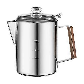 Coffee Percolators Stovetop for Camping, Percolator Coffee Pot Stainless Steel Coffee Maker Camping