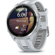 Garmin Forerunner 965 Running Smartwatch, Colorful AMOLED , Training Metrics and Recovery Insights, Whitestone and Powder Gray