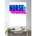 thumbnail image 2 of Nurse With Long Gradient Shadow Poster Wall Art, Modern Wall Decor, 16x24 UNFRAMED, 2 of 3