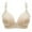 Beige, variant on Landzoo Steel Ring Thin Women Bra Front Button Breathable Gathers Underwear Comfort BraCozy Adjustable Bra