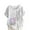 White, variant on Summer Tops for Women Casual Short Sleeve Floral Print Blouses Plus Size Round Neck T Shirts Loose Fit Comfy Shirts Blusas De Mujer