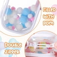 thumbnail image 6 of 2PCS 3.5inch Clear Figure Display Bag with Keychain for Mini Baby, Blind Box Display Case, Great Carrying Case Gift for Mini Figure/Doll Collectors, 6 of 6