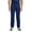Indigo, variant on Men's Stretch Drawstring Straight Leg Cargo Scrub Pant