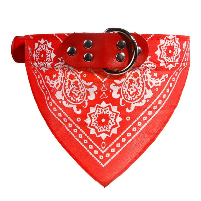 Pet saliva towel-light blue-M Dog Bandana
