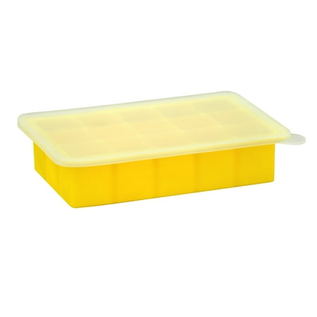 Baby Snack Tray - Green Sprouts Baby Food Freezer Tray, Yellow