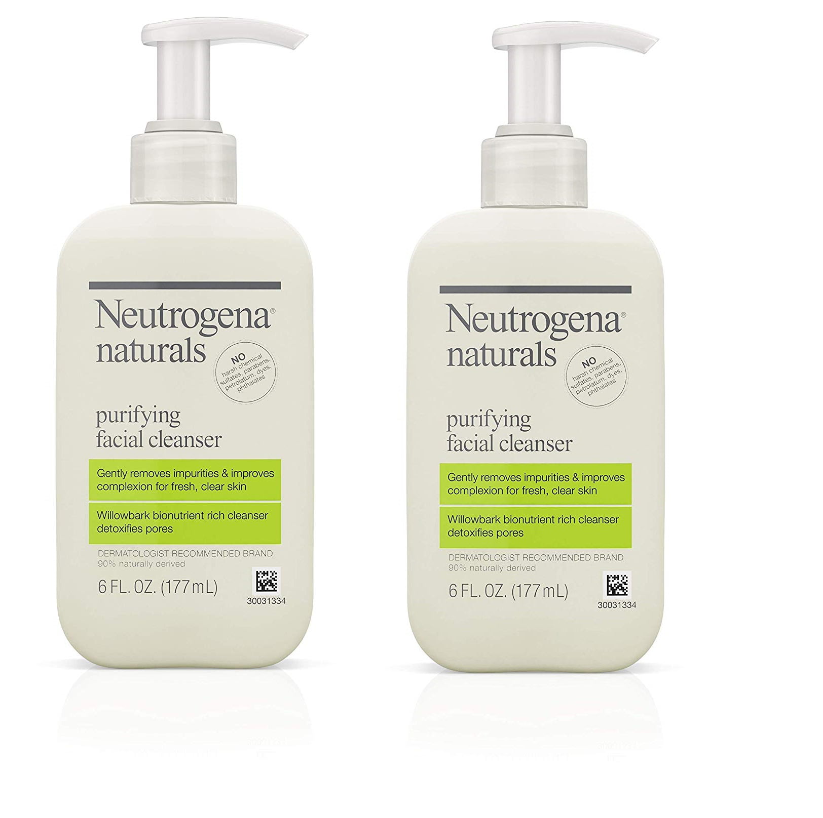 Neutrogena Naturals Purifying Daily Cleanser with Natural Salicylic Acid from Willowbark Bionutrients, Hypoallergenic, Non-Comedogenic & Sulfate-, Paraben- & Phthalate-Free, 6 fl. Oz - Walmart.com