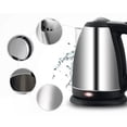 thumbnail image 4 of Cafetera Electrica Agua Calentador 2 Lt  Acero Inoxididable, Color Plata con Negro, 4 of 5
