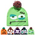 thumbnail image 2 of Light up Hat Creative Funny Knitted Hat LED Beanie Hat for Halloween Party, 2 of 8