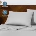 thumbnail image 6 of Bare Home Pillowcase Set - Envelope Closure - Premium 1800 Collection - Double Brushed - Ultra Soft - King Size 20x40, Cloud Gray, 2 Count, 6 of 8