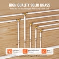 thumbnail image 3 of VEVOR Raccords de Tuyaux 1/2 Pouces-3/4 Pouces 50 Pcs Pince en Laiton Style 1/2 NPT Filetage Interne, 3 of 9