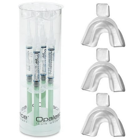 Opalescence Teeth Whitening Gel Mint 35% with 3 GreenDot Teeth Trays (35, 4 (Best Whitening Gel For Trays)